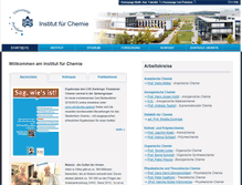 Tablet Screenshot of chem.uni-potsdam.de